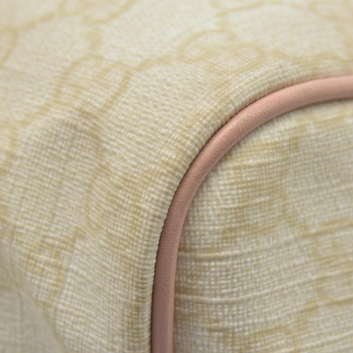 Gucci GG Plus Monogram Web Stripe Medium Joy Boston Pink