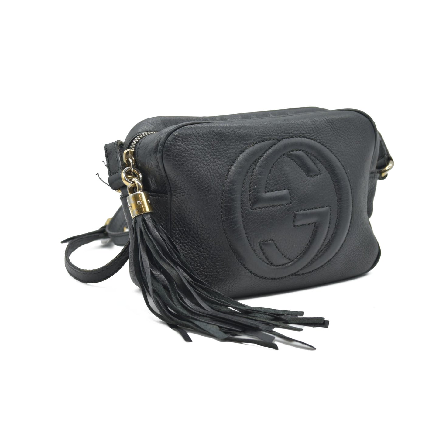 $1490 Gucci  Interlocking G Soho Disco Small