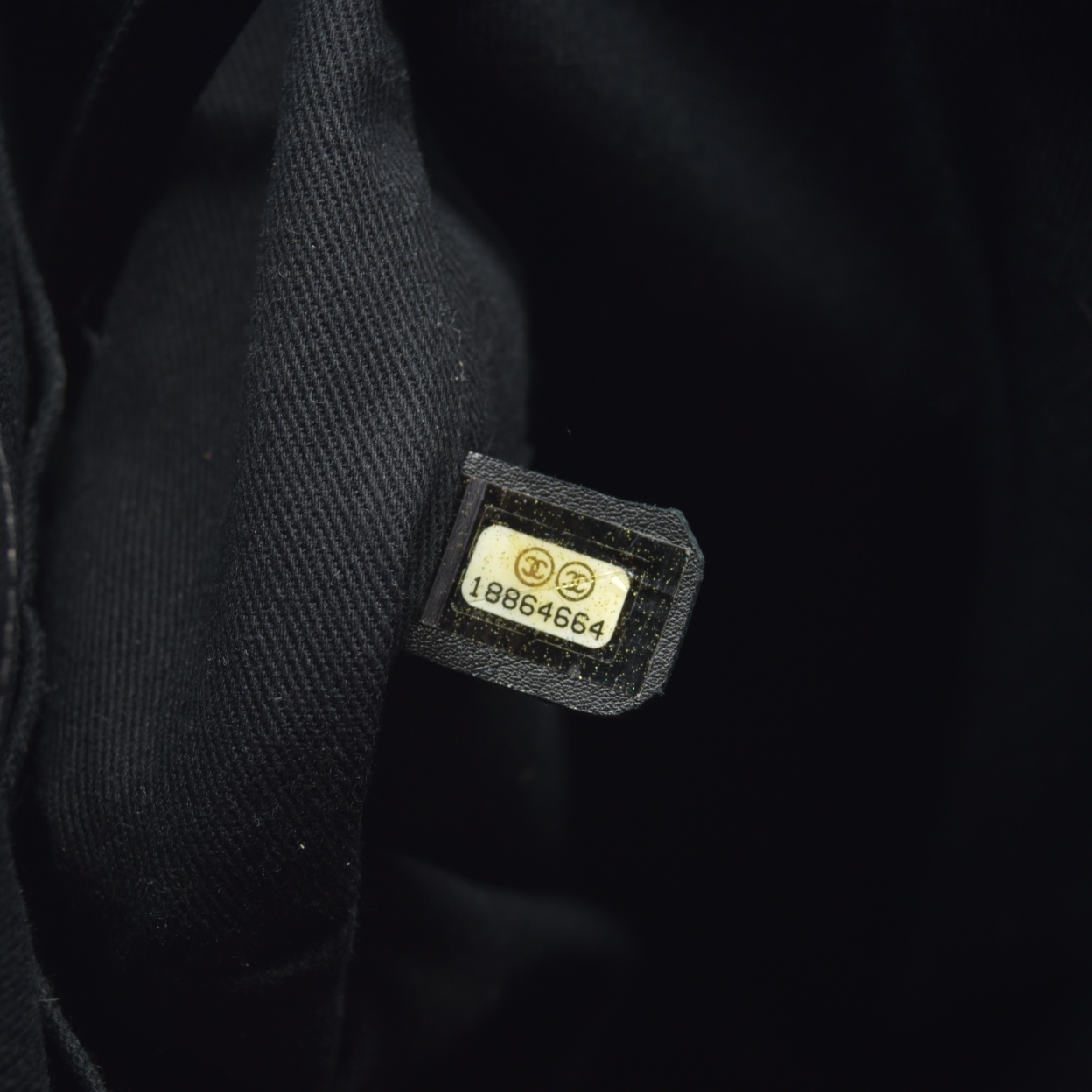 Chanel Wrinkled Lambskin Chevron Quilted Surpique Tote