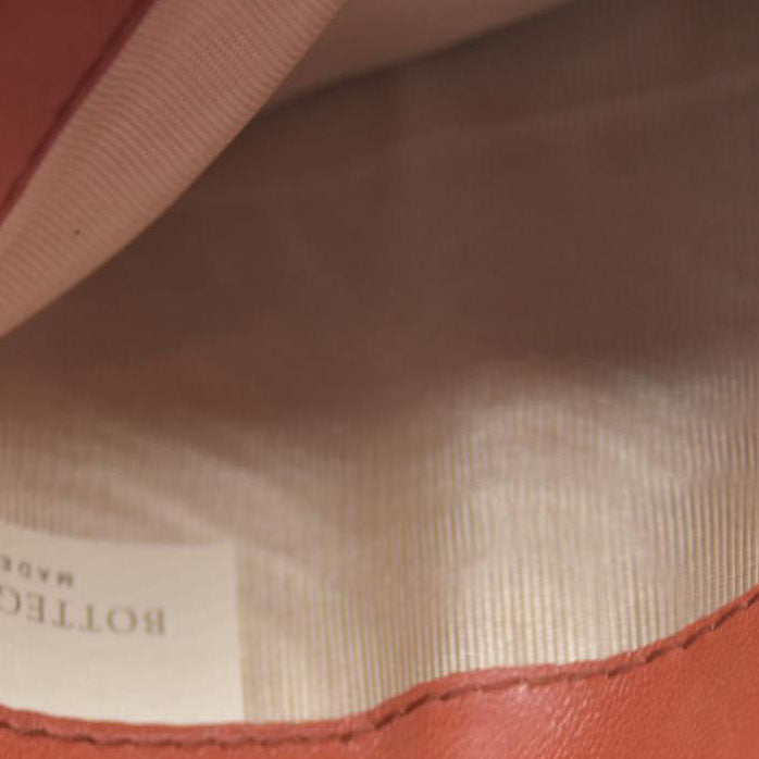 AUCTION $550 Bottega Veneta Intrecciato Lambskin Bifold Wallet Brown