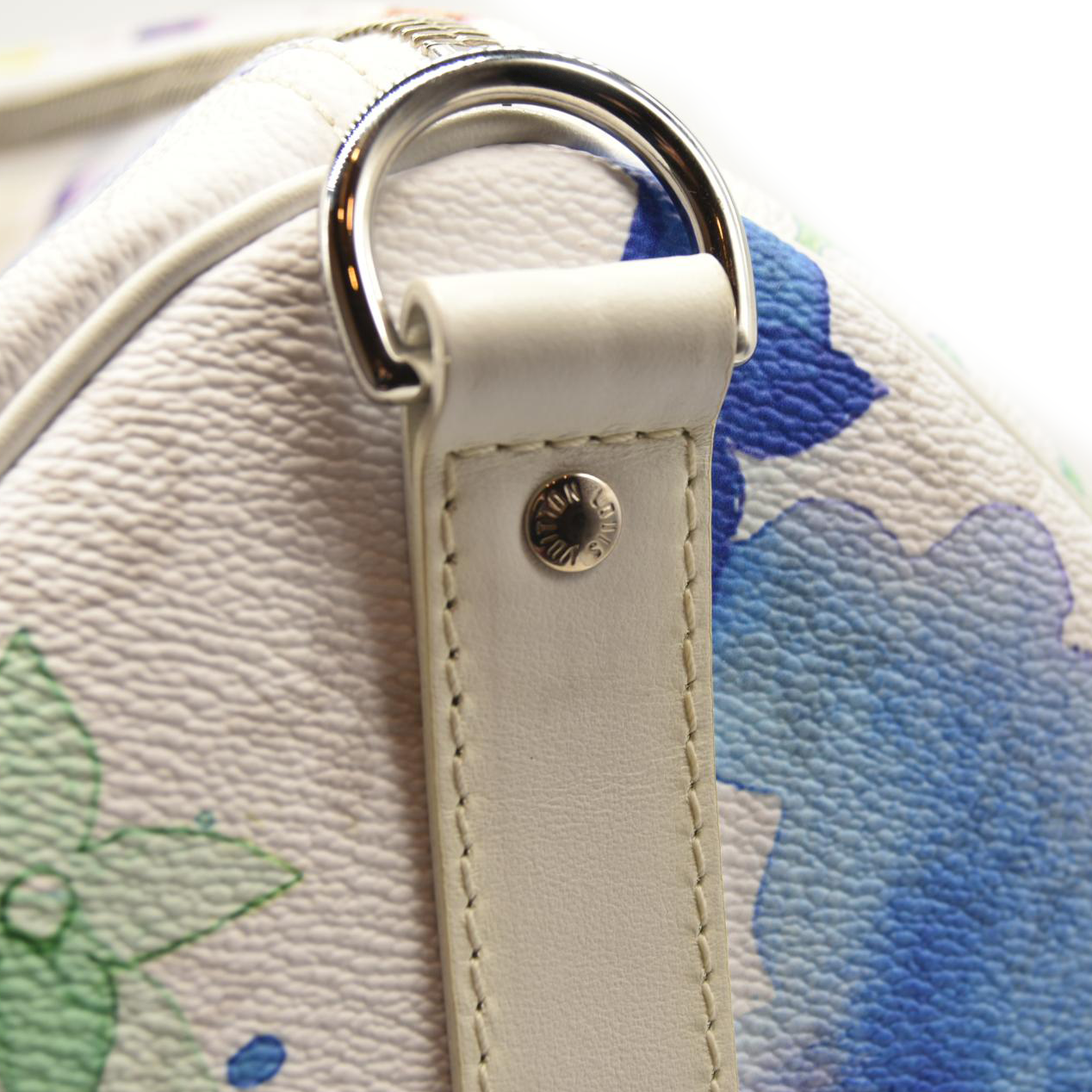 LOUIS VUITTON Monogram Watercolor Keepall Bandouliere 50 Multicolor RFID
