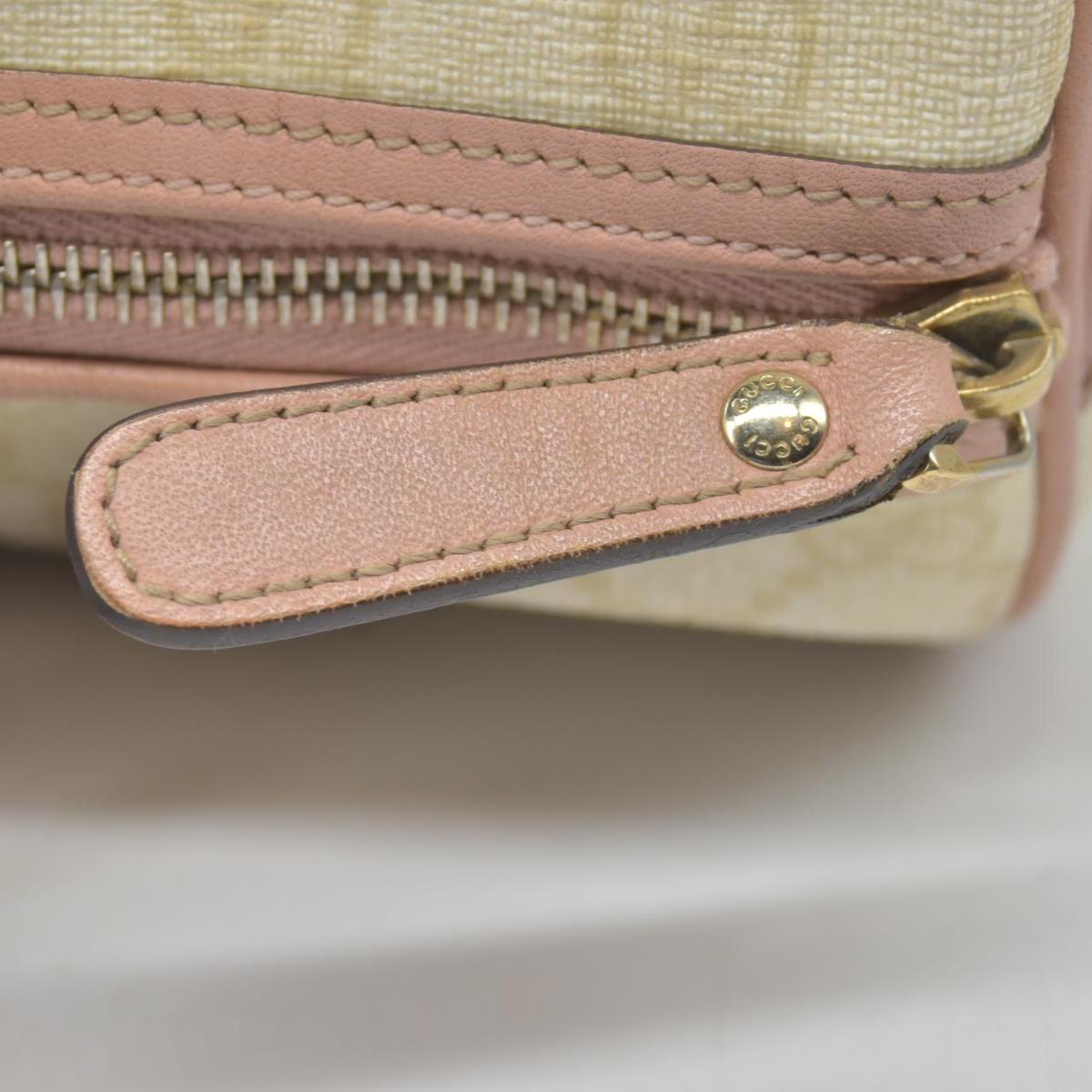 Gucci GG Plus Monogram Web Stripe Medium Joy Boston Pink