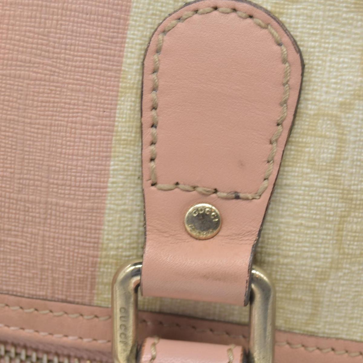 Gucci GG Plus Monogram Web Stripe Medium Joy Boston Pink