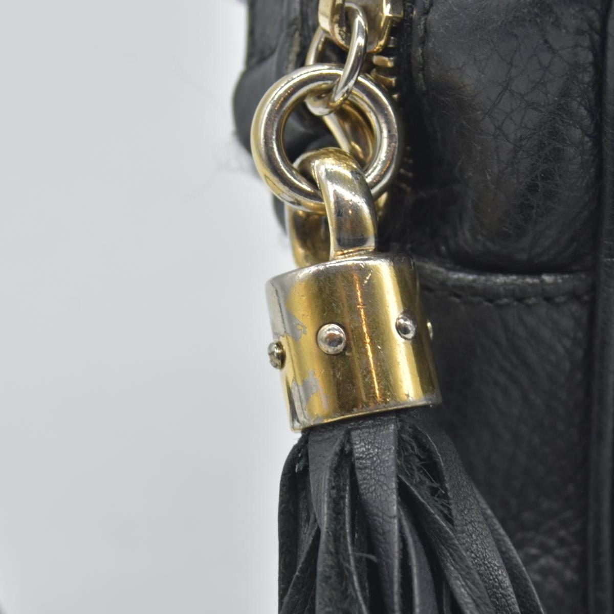$1490 Gucci  Interlocking G Soho Disco Small