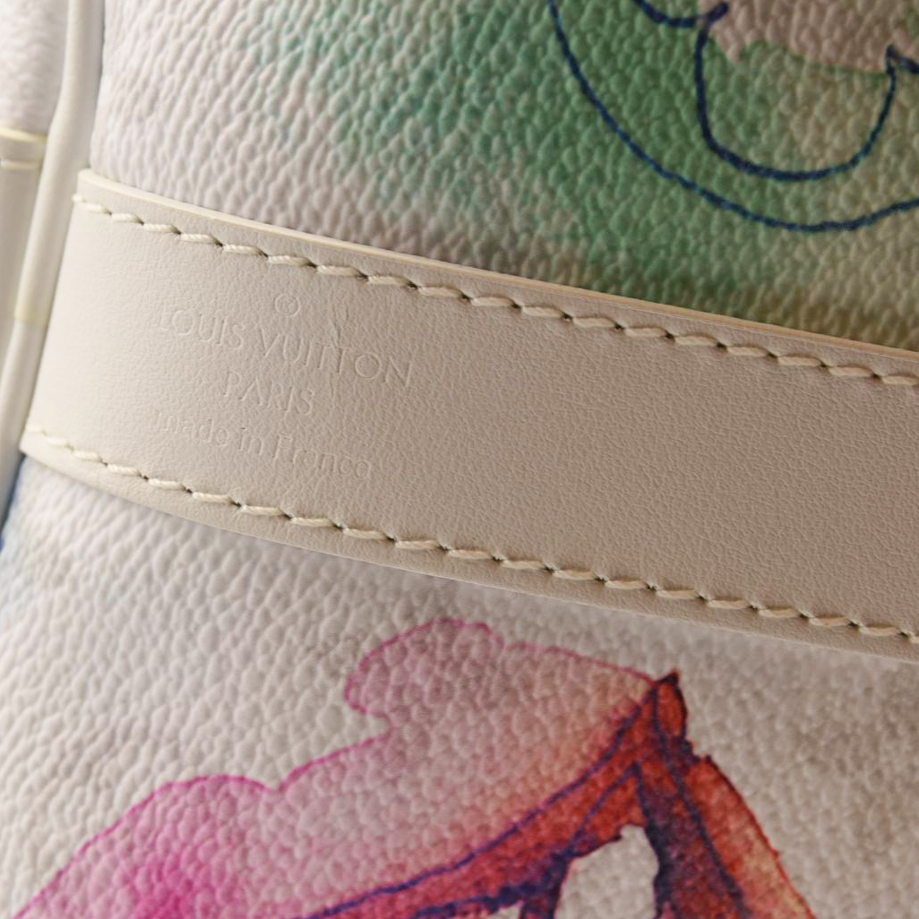 LOUIS VUITTON Monogram Watercolor Keepall Bandouliere 50 Multicolor RFID