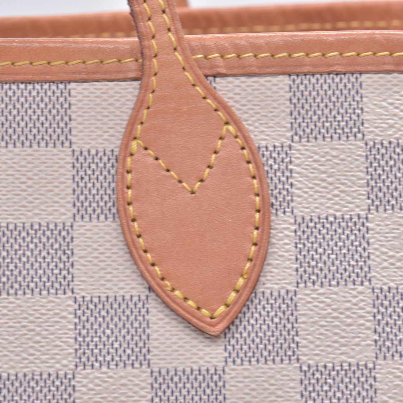 $2240 2019 Louis Vuitton Damier Azur Neo Neverfull GM Rose Ballerine
