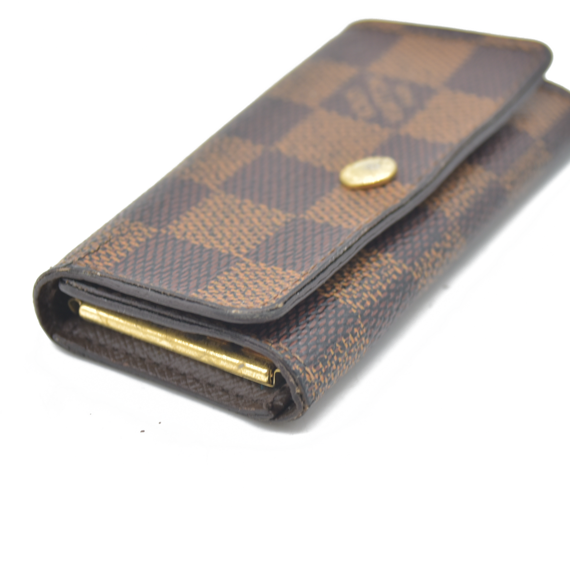 Louis Vuitton Damier Multicles 4 Ring Key Case Brown CT11