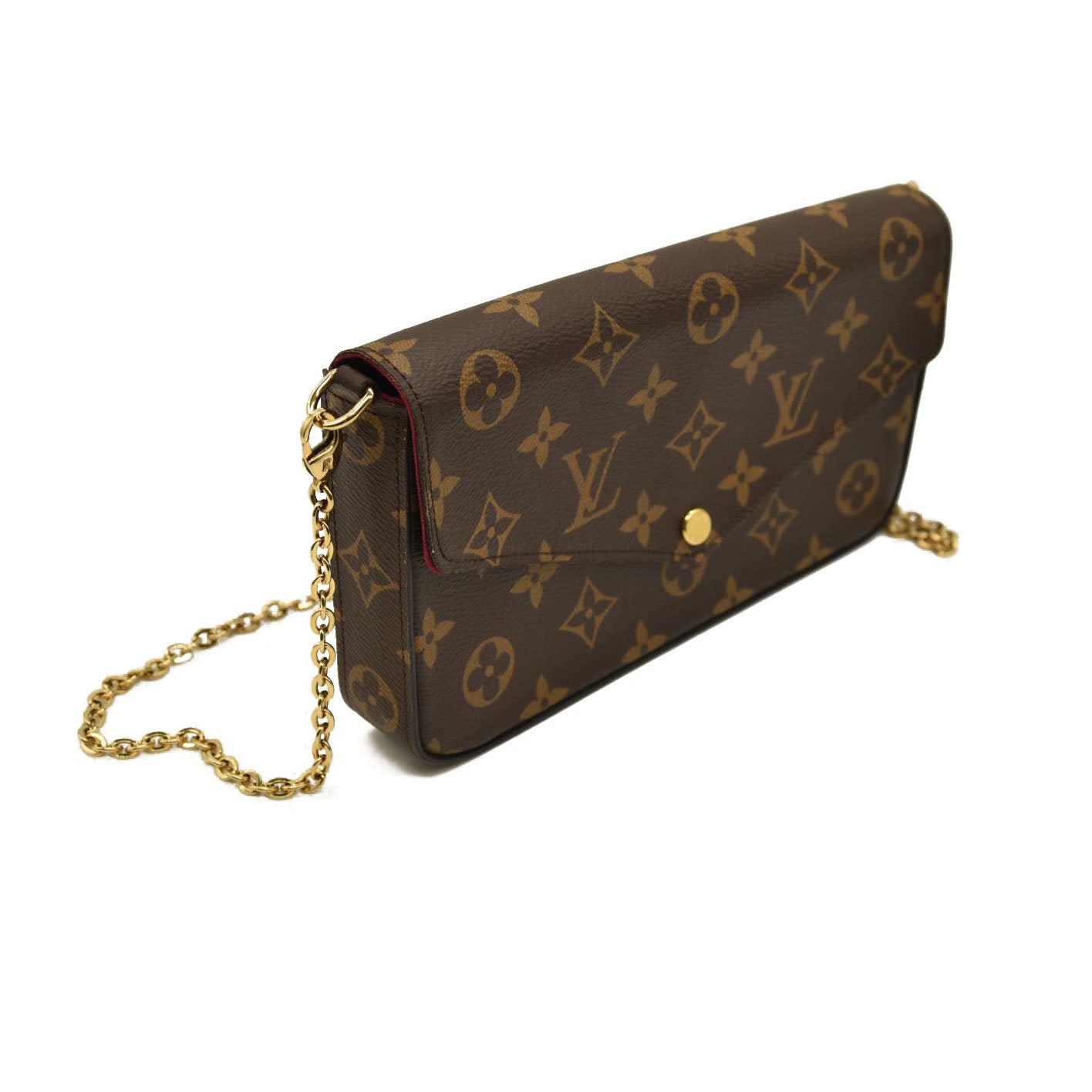 Louis Vuitton  Monogram Pochette Felicie Chain Wallet MI3118