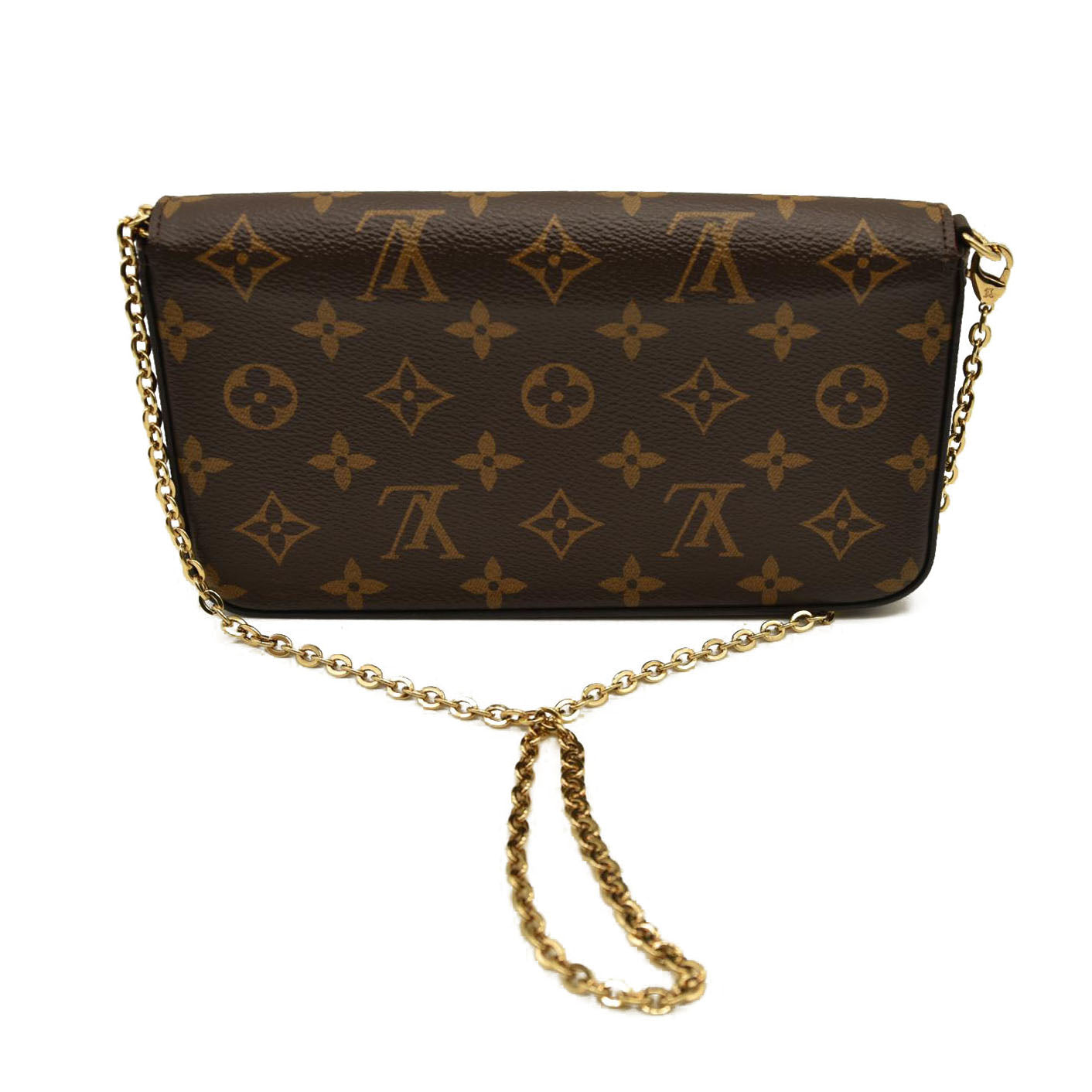 Louis Vuitton  Monogram Pochette Felicie Chain Wallet MI3118