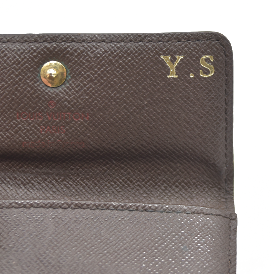 Louis Vuitton Damier Multicles 4 Ring Key Case Brown CT11