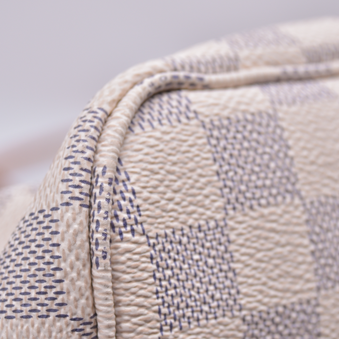 $2240 2019 Louis Vuitton Damier Azur Neo Neverfull GM Rose Ballerine