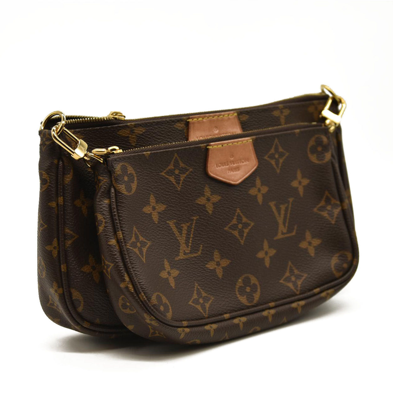 LOUIS VUITTON  Monogram Multi Pochette Accessories Rose Clair