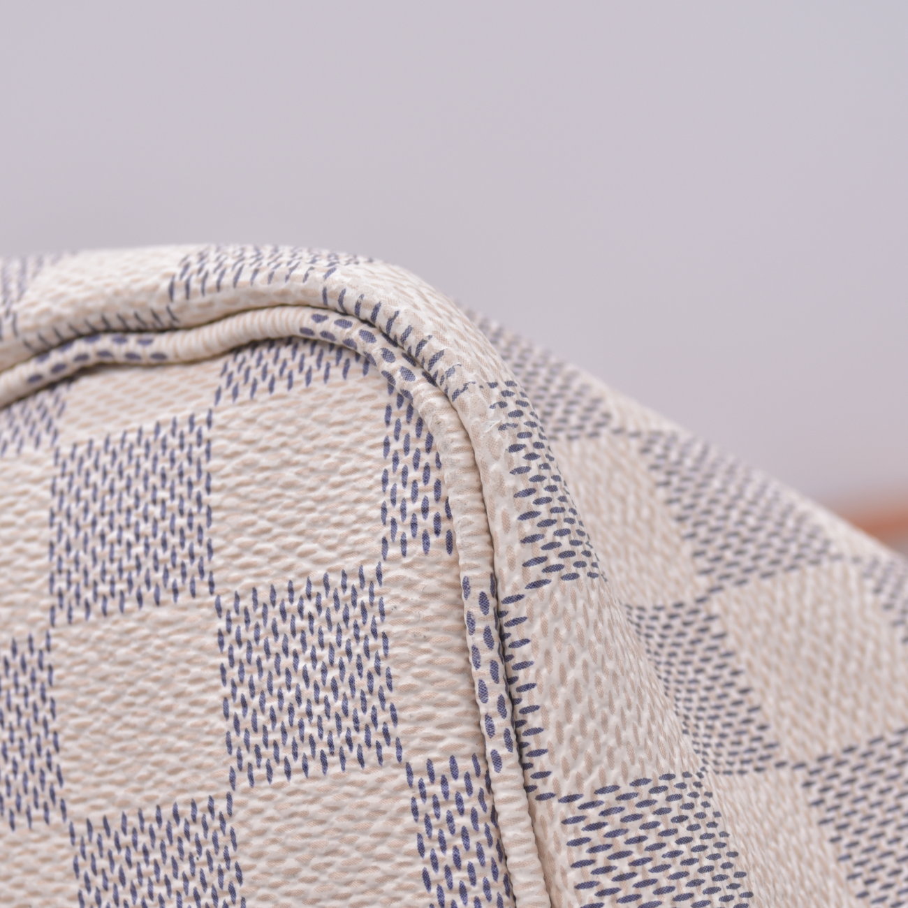 $2240 2019 Louis Vuitton Damier Azur Neo Neverfull GM Rose Ballerine