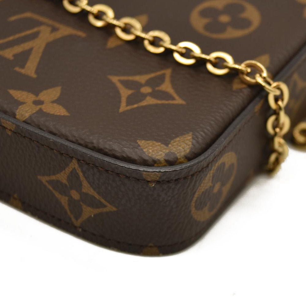 Louis Vuitton  Monogram Pochette Felicie Chain Wallet MI3118