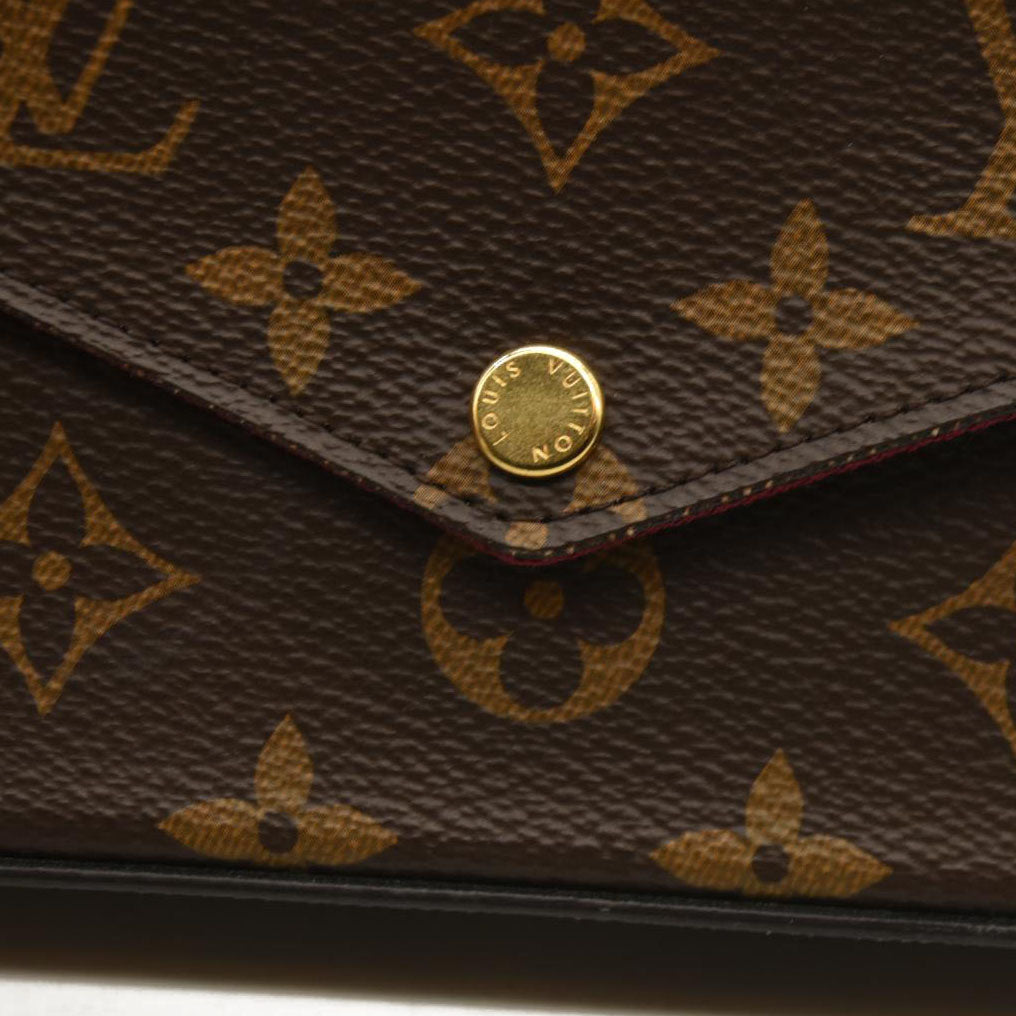 Louis Vuitton  Monogram Pochette Felicie Chain Wallet MI3118