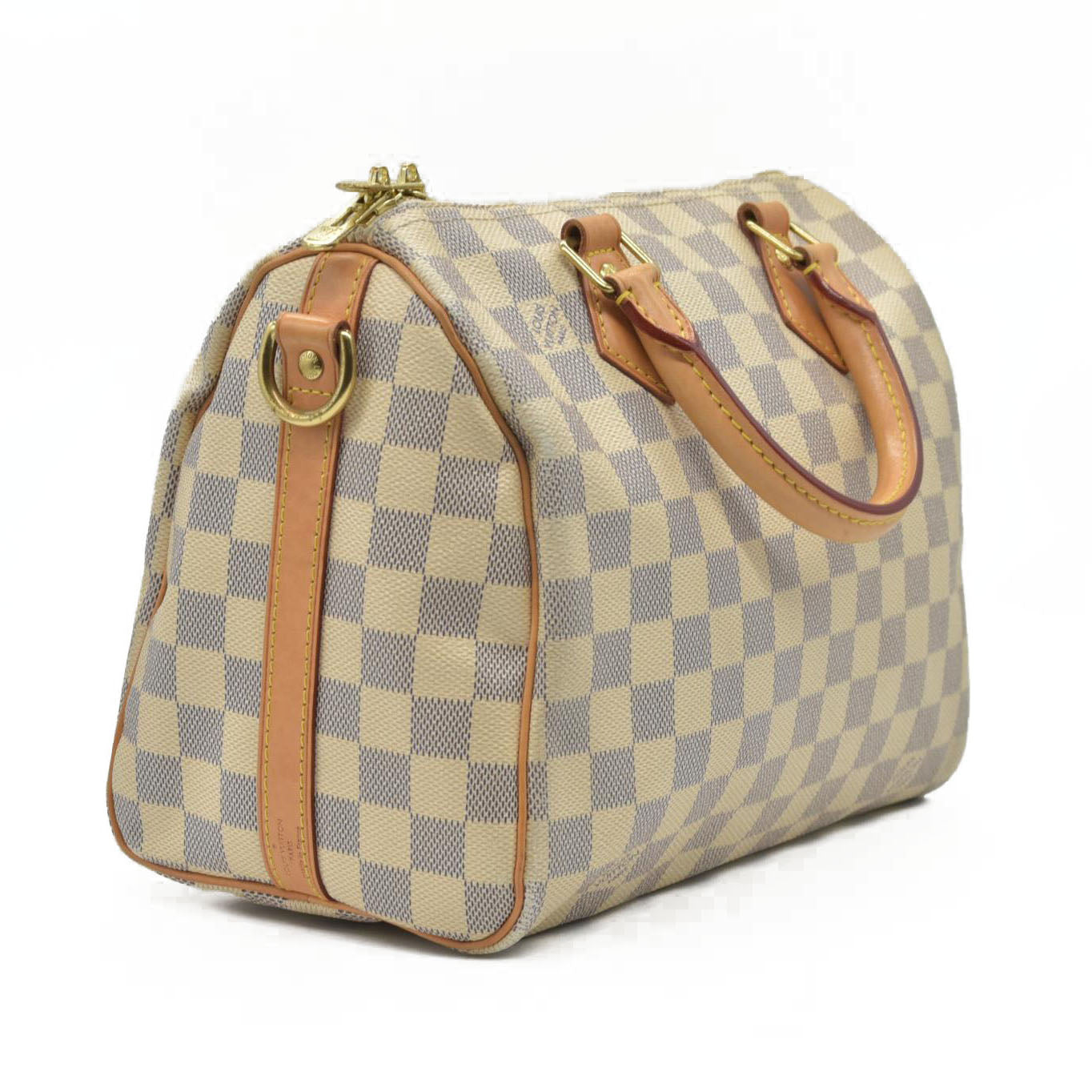 $1940 Louis Vuitton  Damier Azur Speedy Bandouliere 25 DU3165