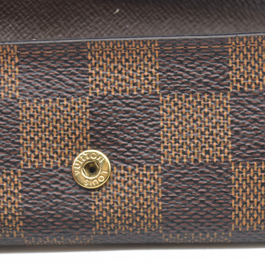 Louis Vuitton Damier Multicles 4 Ring Key Case Brown CT11