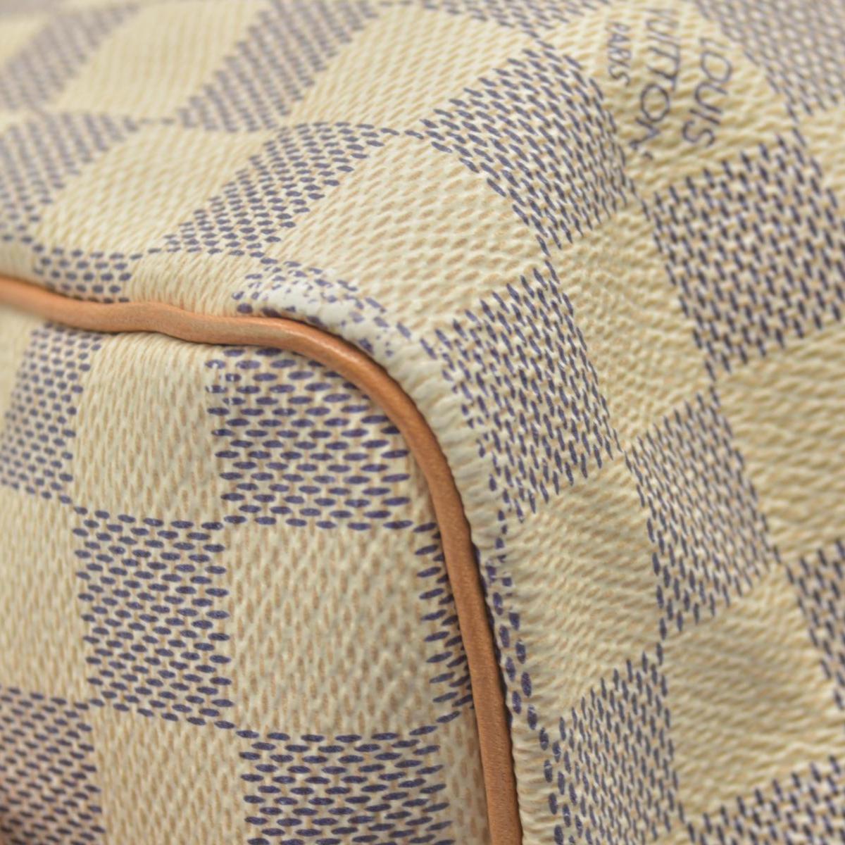 $1940 Louis Vuitton  Damier Azur Speedy Bandouliere 25 DU3165