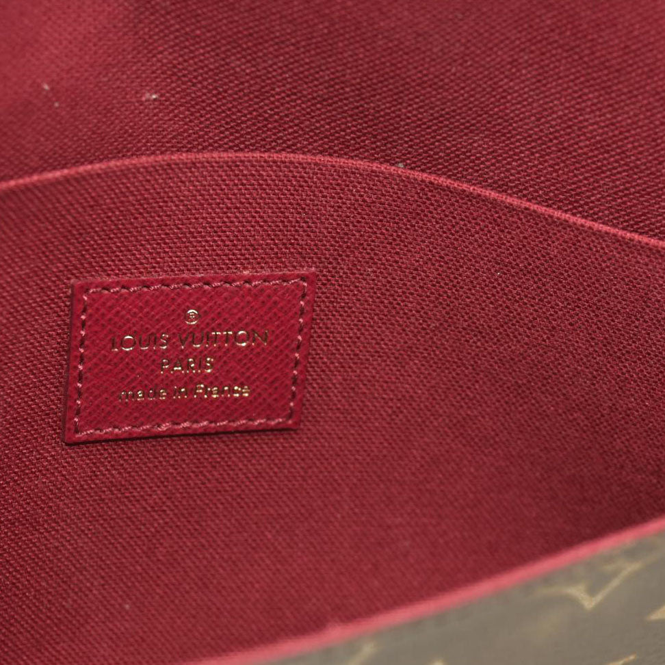 Louis Vuitton  Monogram Pochette Felicie Chain Wallet MI3118