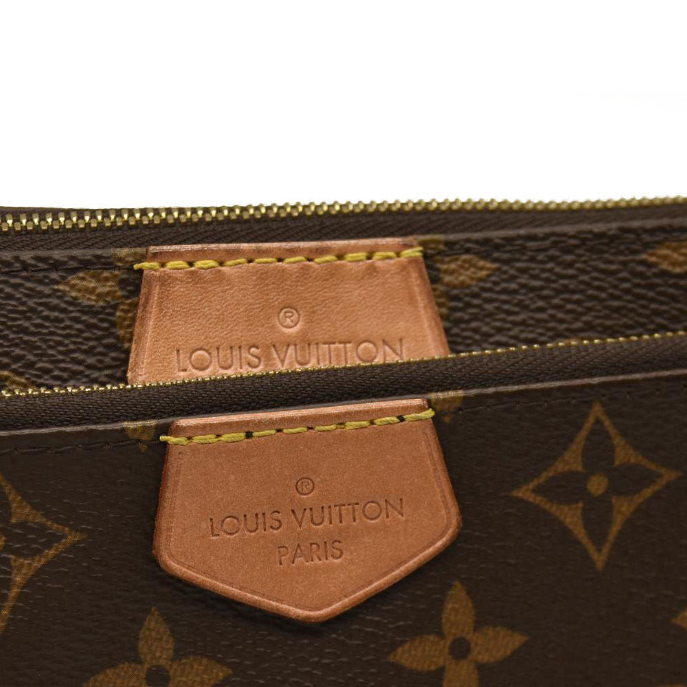 LOUIS VUITTON  Monogram Multi Pochette Accessories Rose Clair