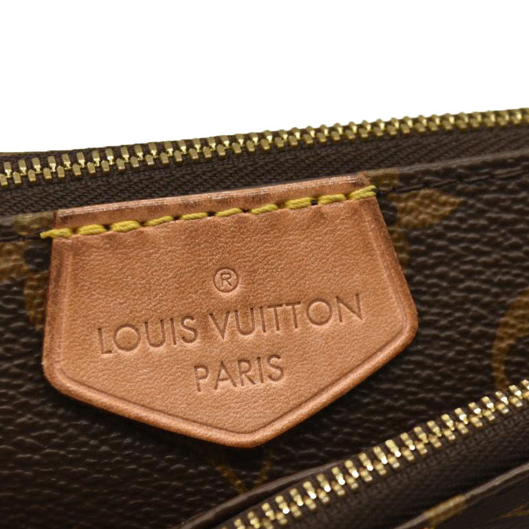 LOUIS VUITTON  Monogram Multi Pochette Accessories Rose Clair