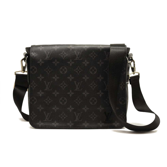 LOUIS VUITTON Monogram Eclipse District PM Black