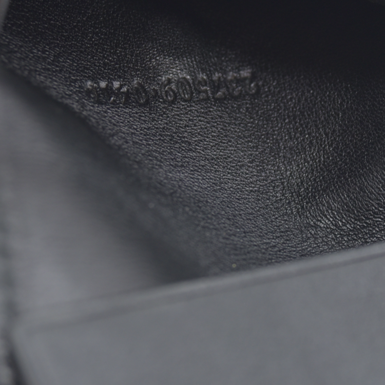 $350 GUCCI Ssima GG Logo Leather 6 Ring Key Case Black Marmont