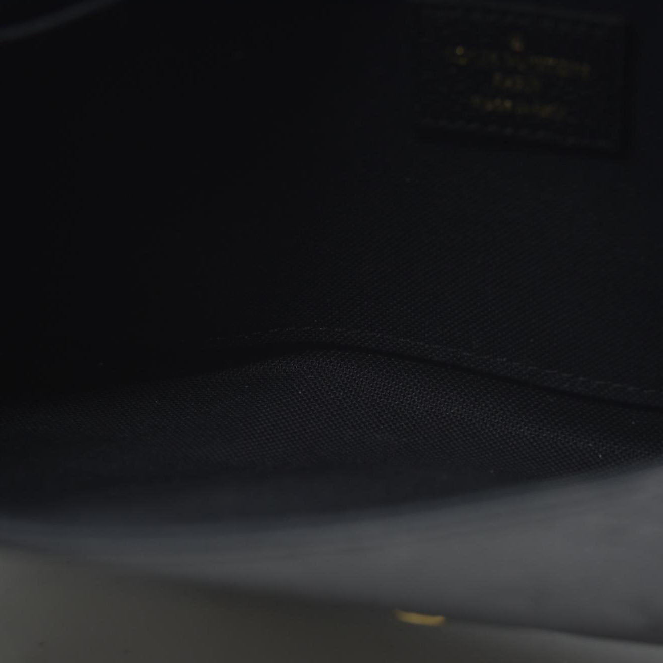 $1720 Louis Vuitton LV Monogram Pochette Félicie Black