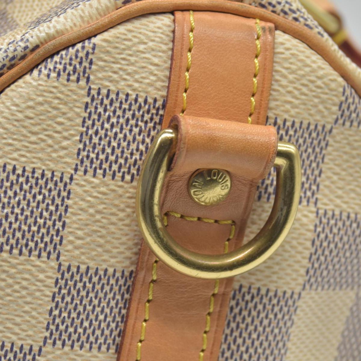 $1940 Louis Vuitton  Damier Azur Speedy Bandouliere 25 DU3165