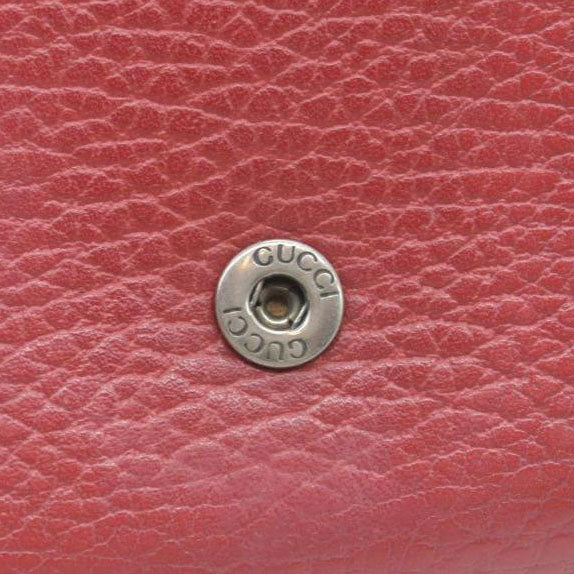 $1800 Gucci Leather Dionysus Wallet On Chain Mini Red Leather