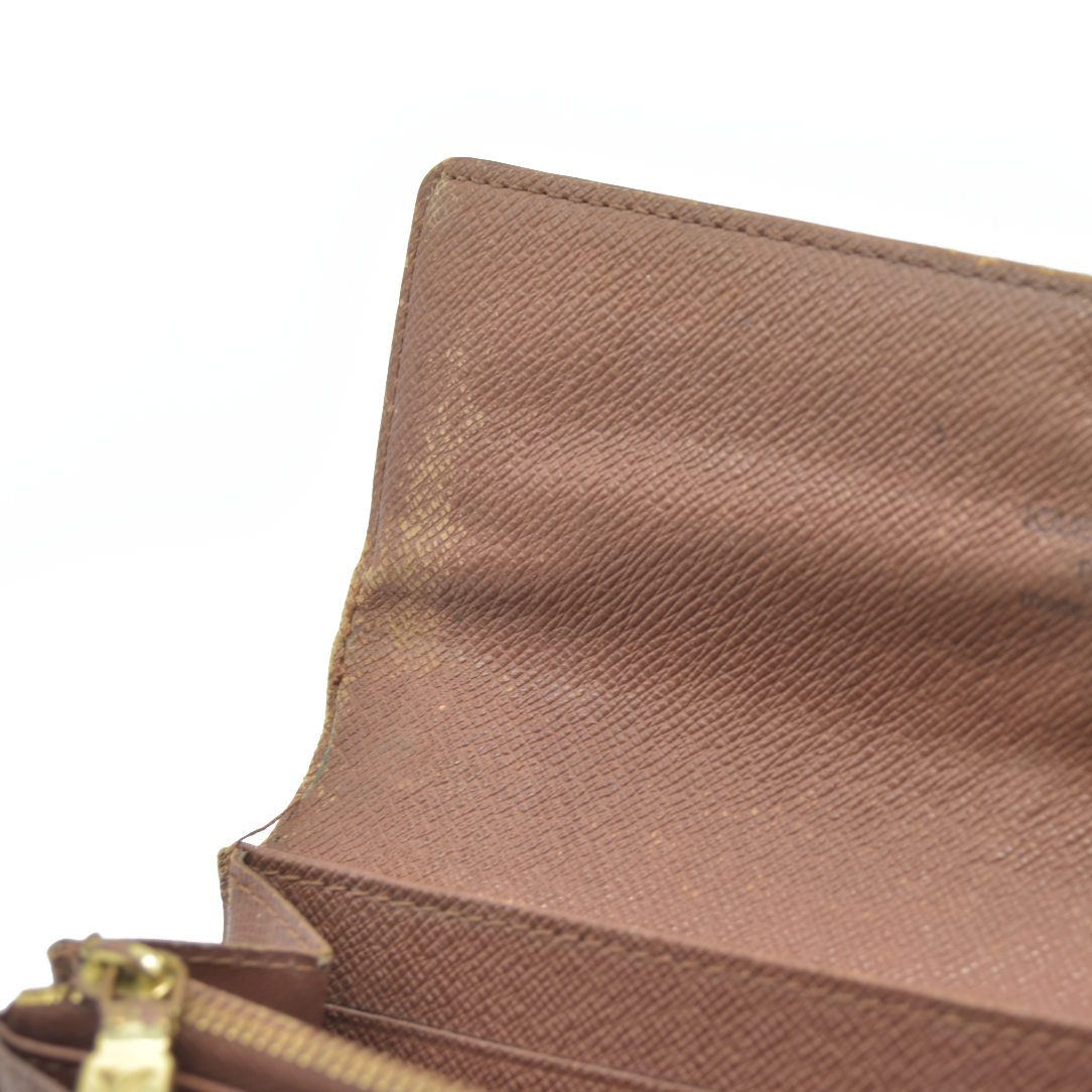 AUCTION $725 Louis Vuitton Monogram Sarah Wallet SP0088 2008