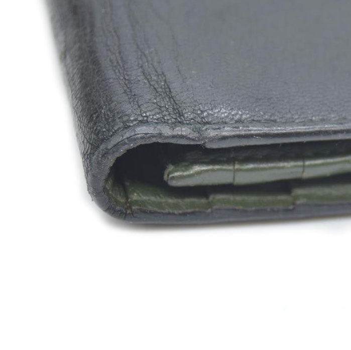 LOEWE Anagram Leather Long Bifold Wallet Black