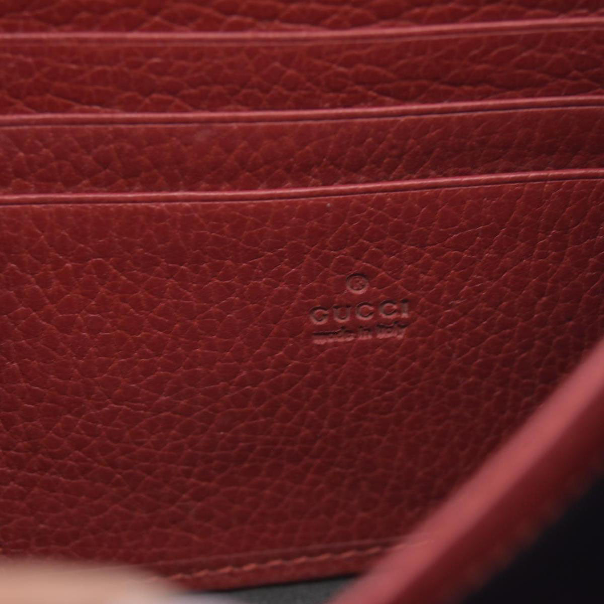 $1800 Gucci Leather Dionysus Wallet On Chain Mini Red Leather