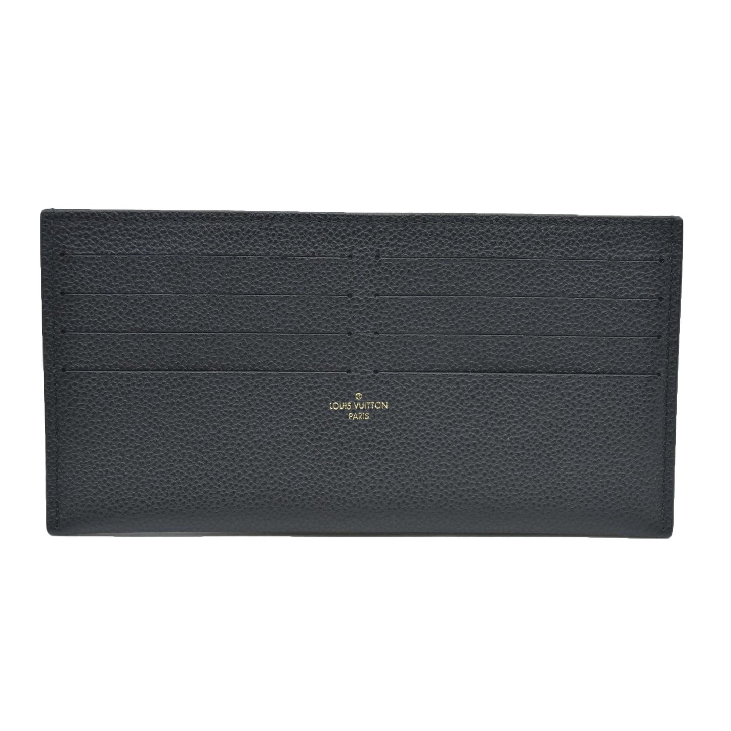 $1720  LOUIS VUITTON  Epi Pochette Felicie Black Noir ard Holder Pouch