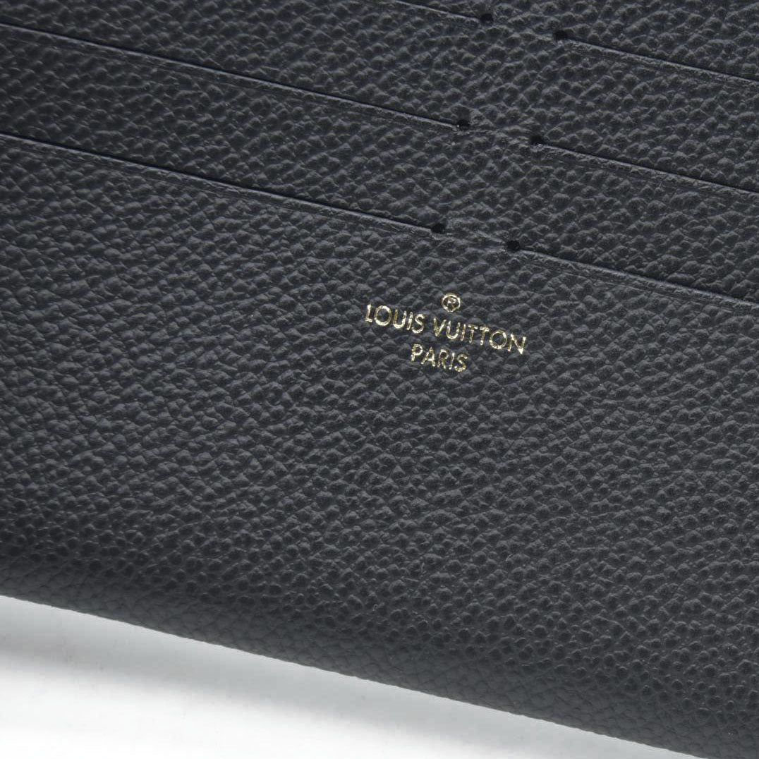 $1720  LOUIS VUITTON  Epi Pochette Felicie Black Noir ard Holder Pouch