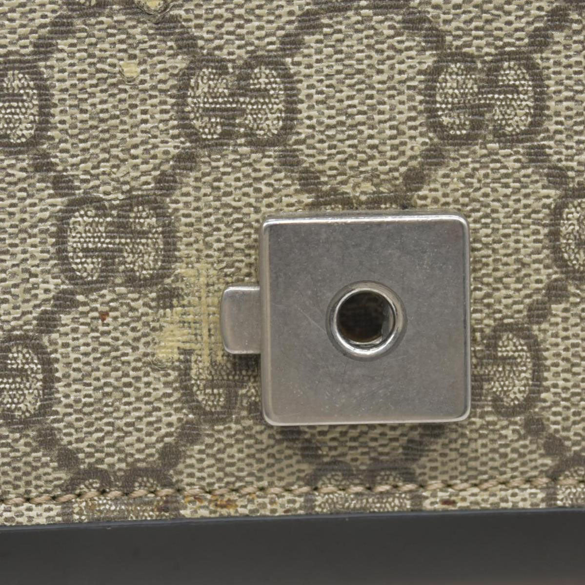 $3350 Gucci GG Supreme Monogram Small Dionysus Shoulder Bag Black