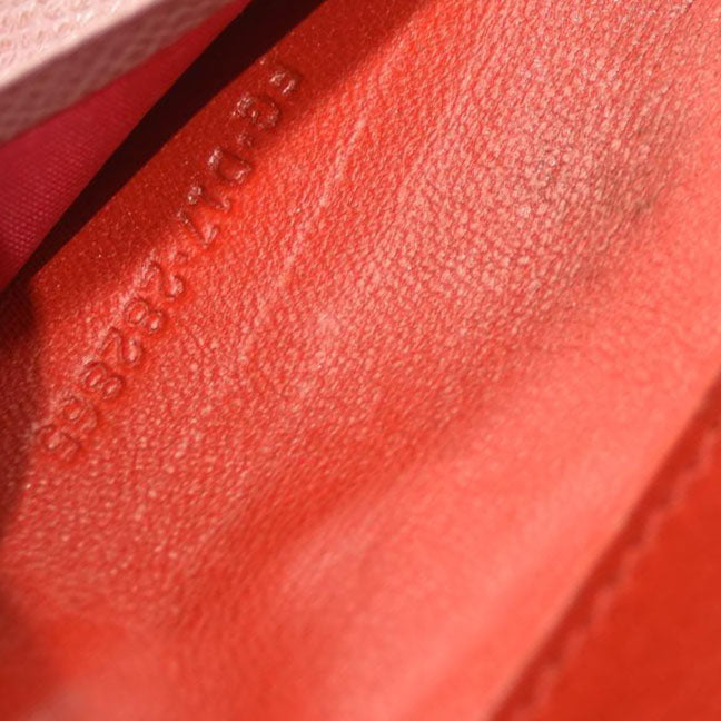 BVLGARI BVLGARIBVLGARI Clip Leather 6 Ring Key Case Pink