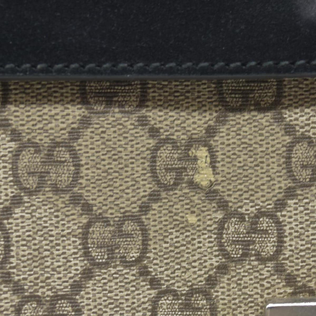 $3350 Gucci GG Supreme Monogram Small Dionysus Shoulder Bag Black