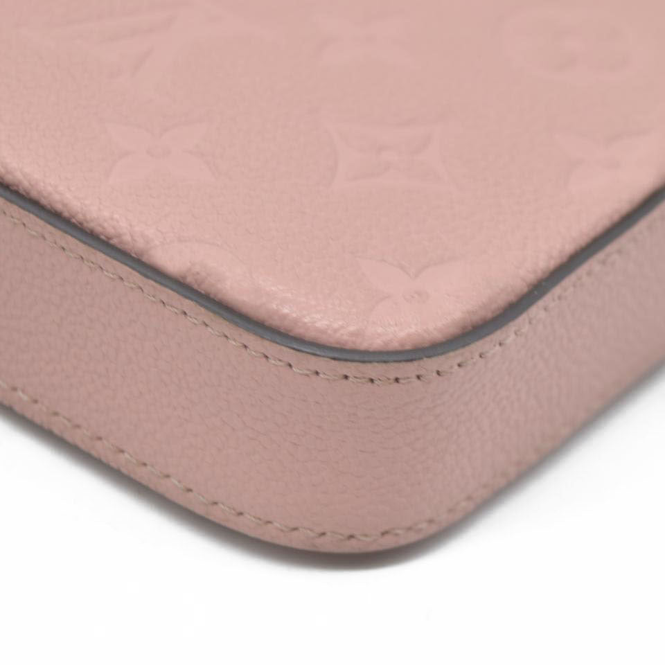 $1720 Louis Vuitton LV Monogram Pochette Félicie Pink