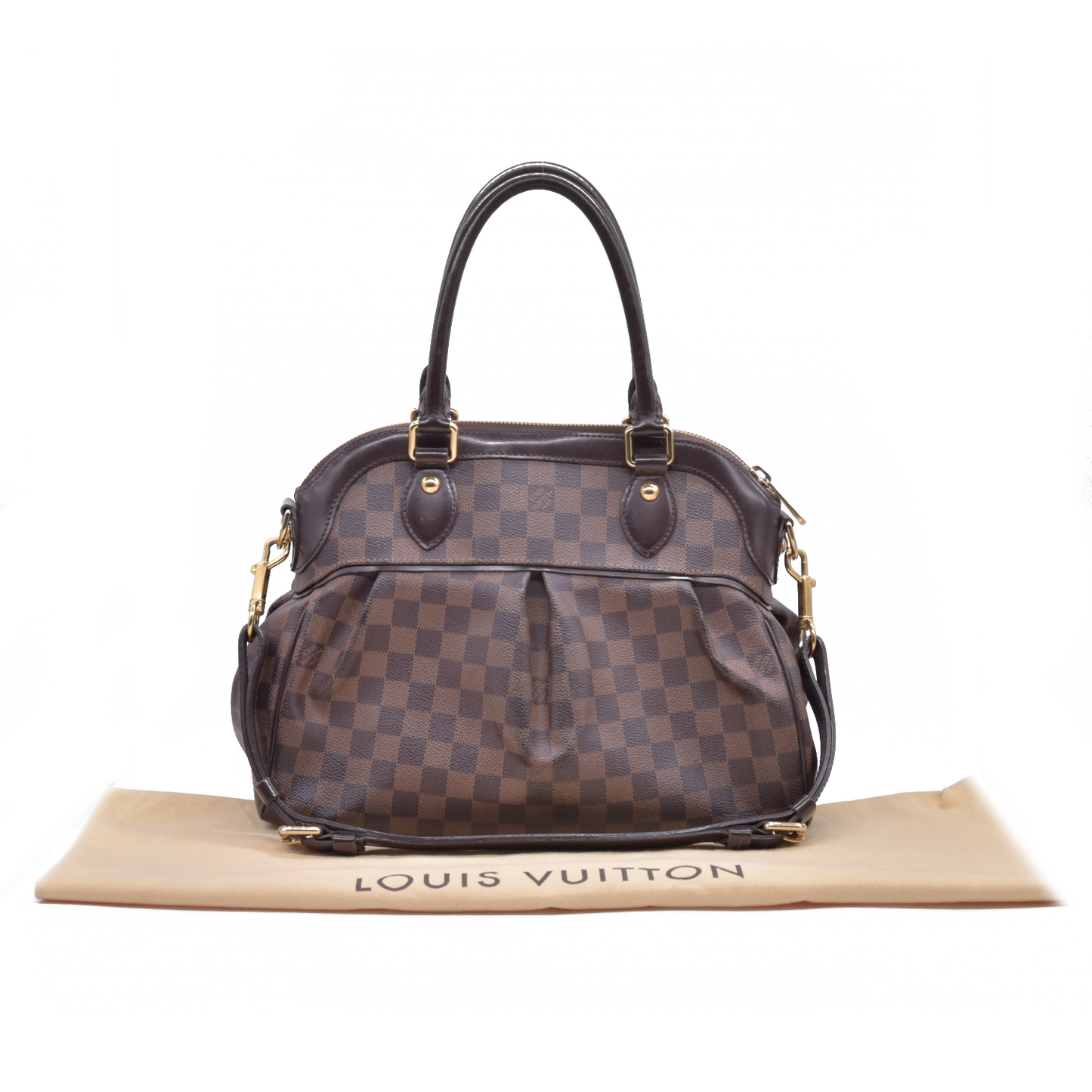 $2390 2012 Louis Vuitton Damier Ebene Trevi PM