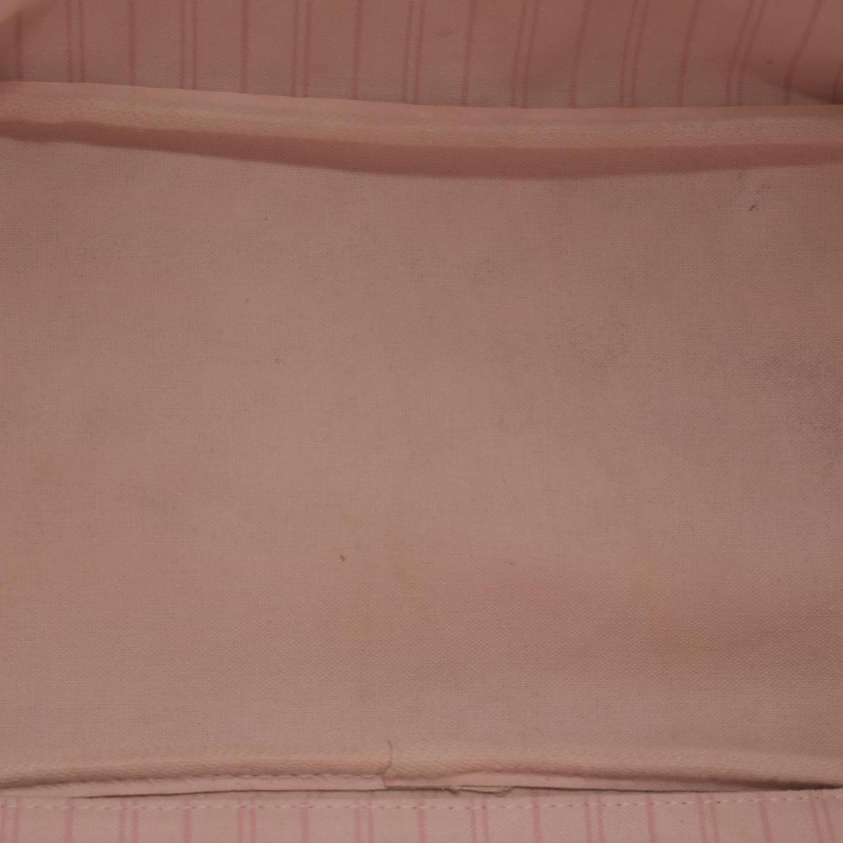 $2170 Louis Vuitton Damier Azur Neo Neverfull MM Rose Ballerine RFID