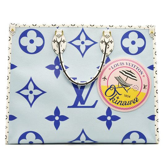 Louis Vuitton  Monogram Giant Okinawa Onthego Blue FL2199