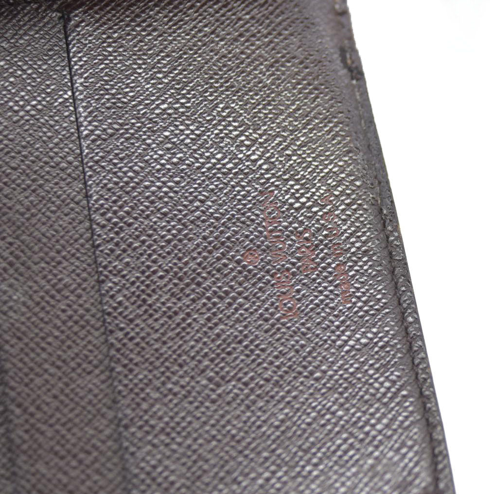 AUCTION $545 Louis Vuitton Damier Ebene Multiple Wallet