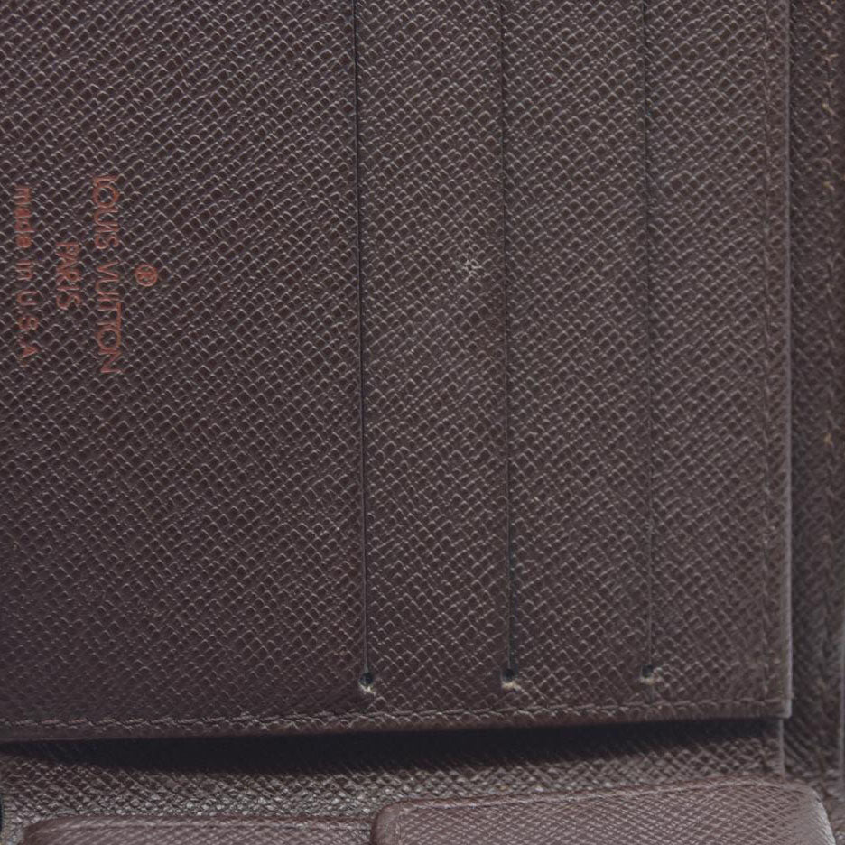 AUCTION $545 Louis Vuitton Damier Ebene Multiple Wallet