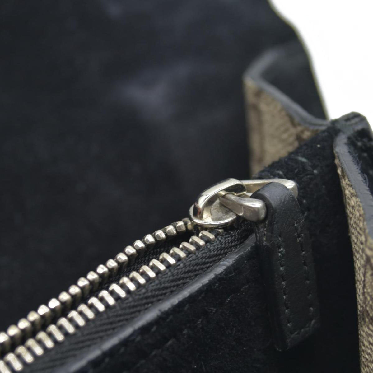 $3350 Gucci GG Supreme Monogram Small Dionysus Shoulder Bag Black