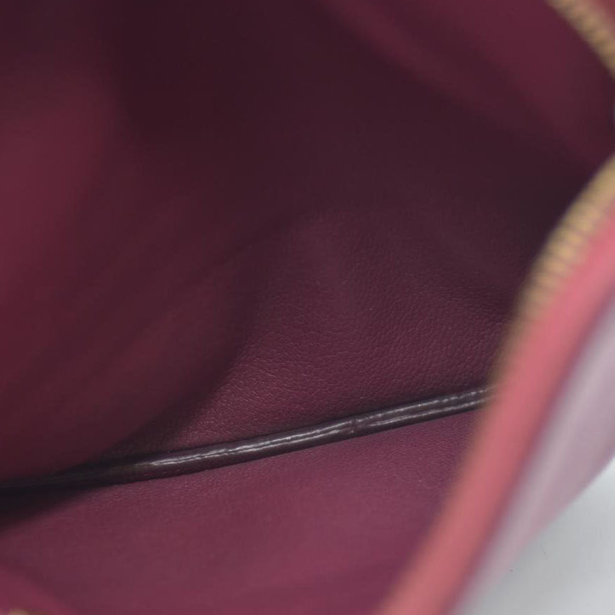 CELINE Logo Leather Coin Purse Wallet Bicolor