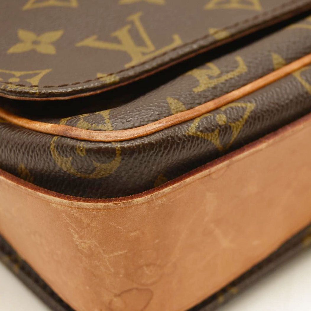 Louis Vuitton Monogram Cartouchiere 26 SL0910 Crossbody
