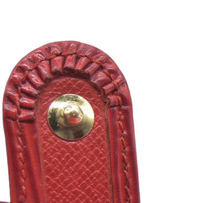 AUCTION $650 Louis Vuitton Epi Porte Feiulle Elise Credit Leather Trifold Wallet Red CA1925