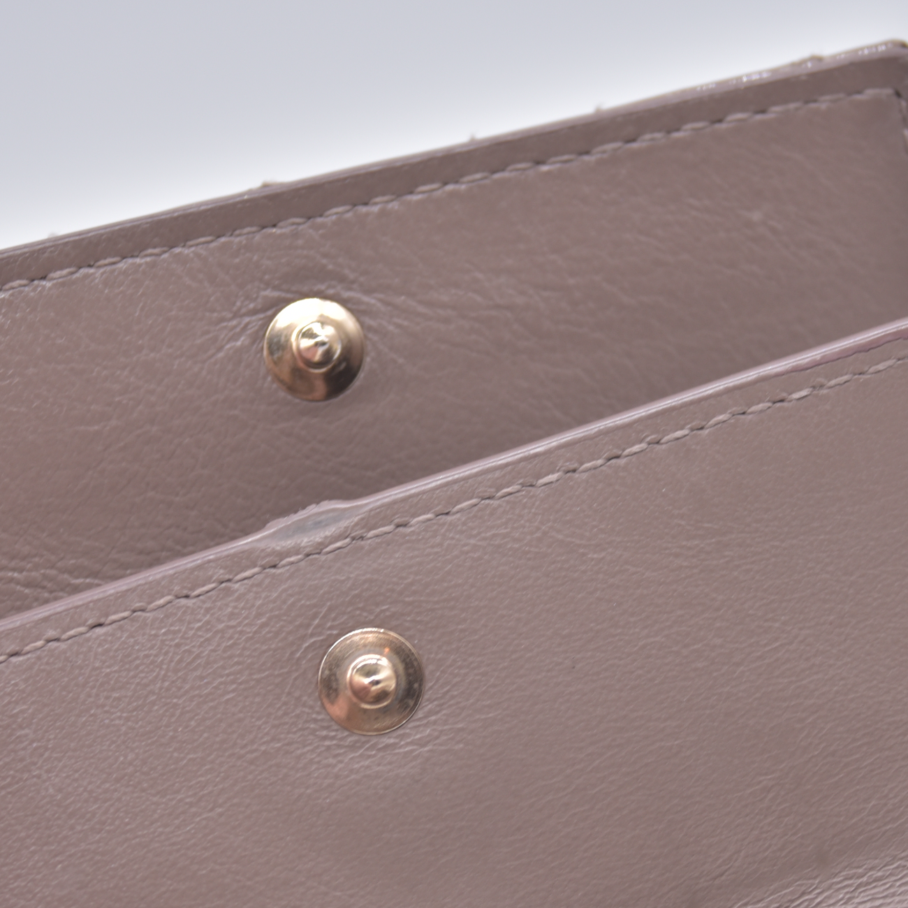 $600 Christian DIOR Cannage Patent Leather Trifold Compact Wallet