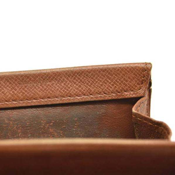 USED LOUIS VUITTON Monogram Porte-Monnaie Plat Coin Purse